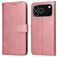 Mobigear Wallet iPhone 18 Pro Lompakkokotelo + Setelitasku - Ruusukulta