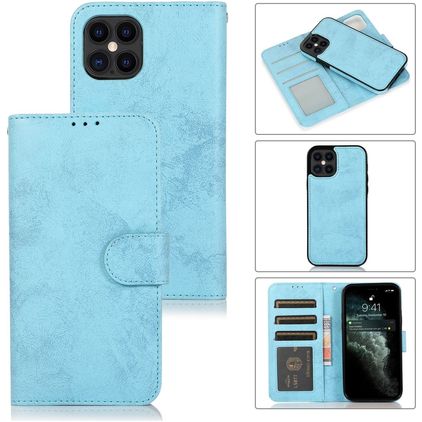 Mobigear Wallet iPhone 12 Pro Case Detachable 2-in-1 Wallet Case Wallet - Baby Blue