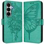 Mobigear Butterfly Samsung Galaxy A27 Funda tipo libro Cartera - Verde