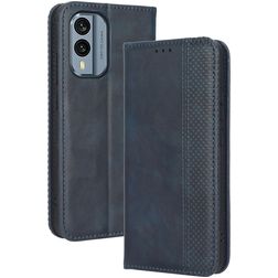 Mobigear Sensation Nokia X30 Wallet case - Blue