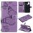 Mobigear Butterfly OPPO A53 Wallet case - Purple