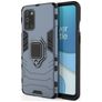 Mobigear Armor Ring OnePlus 8T Plástico rígido Capa traseira Antichoque com anel - Azul