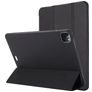 Mobigear Tri-Fold Gel iPad Pro 12,9 polegadas (2022) TPU / Pele sintética Capa livro - Preto