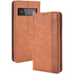Mobigear Sensation Google Pixel 6 Pro Capa livro Carteira - Conhaque