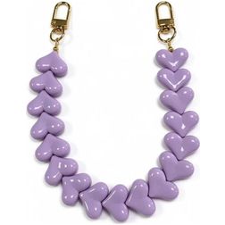 Mobigear Hårdplast Heart Universellt justerbart mobilband - Pastel Purple