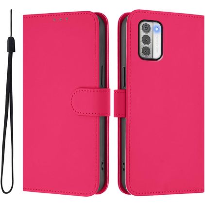 Mobigear Urban Wallet Nokia G42 Funda tipo libro Cartera - Rojo