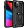 Mobigear Armor Ring iPhone 13 Pro Tvrdý plast Zadní kryt odolný proti nárazům s prstýnkem - Černá