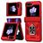 Mobigear Armor ring Samsung Galaxy Z Flip 6 Hardcase Back cover Antiurto con anello - Rosso
