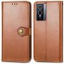 Mobigear Snap Button Vivo Y76 Pungetui med Seddelrum - Brun