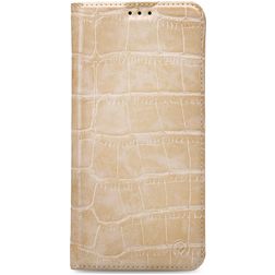 Mobilize Premium Gelly Samsung Galaxy S7 Funda tipo libro Cartera - Alligator Peanut Brown