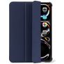 Decoded Textured Slim iPad Pro 11 pollici (2024) Silicone flessibile Cover a libro - Navy Peony