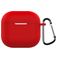 Mobigear Colors Apple AirPods 4 Case Flexible Silicone - Red