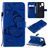 Mobigear Butterfly Samsung Galaxy A21s Lompakkokotelo + Setelitasku - Sininen