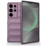 Mobigear Bumpy Samsung Galaxy S25 Ultra Fleksibel TPU Bagsidecover - Lilla