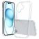 Mobigear Crystal Transparent iPhone 16 Fodral Hårdplast Skal - Transparent