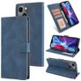 Mobigear Wallet iPhone 14 Capa livro Carteira - Azul