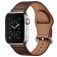 Mobigear Venezia Pasek Skóra naturalna do Apple Watch Sprzączka - 49/46/45/44 mm - Brązowy