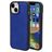 Mobiparts Classic iPhone 14 MagSafe TPU / Leatherette Back cover - Sapphire Blue