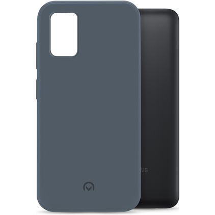 Mobilize Rubber Gelly Samsung Galaxy A03s TPU flexível Capa traseira - Matt Blue