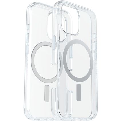 OtterBox Symmetry Plus Transparente iPhone 16 MagSafe Plástico rígido Capa traseira Antichoque - Transparente