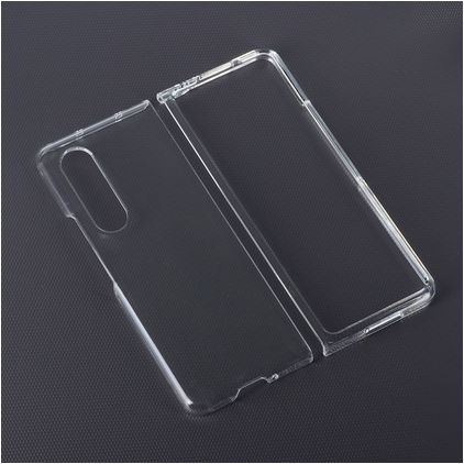 Mobigear Crystal Läpinäkyvä Samsung Galaxy Z Fold 3 Kova Suojakuori - Läpinäkyvä