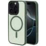 Mobiparts Hardcover iPhone 16 Pro MagSafe Plástico rígido Capa traseira - Satin Green