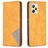 Mobigear Rhombus Slim Realme C35 Cover a libro - Cognac