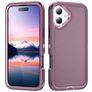 Mobigear Rugged iPhone 17 Funda Plástico rígido Carcasa Antigolpes - Morado