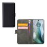 Mobilize Classic Gelly Wallet Motorola Moto E14 Capa livro Carteira - Preto