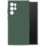 Mobilize Rubber Gelly Samsung Galaxy S24 Ultra Joustava TPU Suojakuori - Matt Green