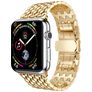 Mobigear Dragon Acciaio inox Apple Watch Cinturino Chiusura a farfalla - 49/46/45/44 mm - Oro