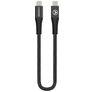 Mobilize Strong Nylon Cable USB-C a USB-C 0,2 m - Negro
