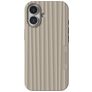 Nudient Bold iPhone 17 MagSafe Funda Plástico rígido Carcasa - Linen Beige