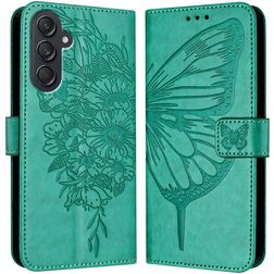 Mobigear Butterfly Samsung Galaxy M55 Etui z klapką typu portfel - Zielony