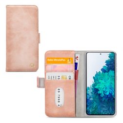 Mobilize Elite Gelly Samsung Galaxy S20 FE Pungetui med Seddelrum - Soft Pink