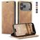 CaseMe 013 iPhone 18 Pro Pungetui med Seddelrum - Brun