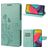 Mobigear Flowers Samsung Galaxy M53 Wallet case - Green