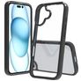 Mobigear Crystal iPhone 16 Fodral Hårdplast Skal - Svart