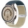 Mobigear Braided Dual Nylon Smartwatch Urrem Klaplås - 22 mm - Hvid / Mørkeblå