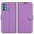 Mobigear Classic Motorola Moto G60 Capa livro Carteira - Roxo