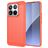 Mobigear Brushed Slim Xiaomi 15 Pro TPU flexível Capa traseira - Vermelho