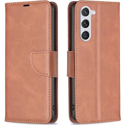 Mobigear Excellent Samsung Galaxy S24 Funda tipo libro Cartera - Marrón