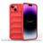 Mobigear Bumpy iPhone 15 Plus Flexibilní TPU Zadní kryt - Červená