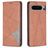 Mobigear Rhombus Slim Google Pixel 8 Pro Funda tipo libro - Marrón