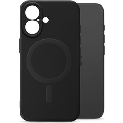 My Style Protective Flex iPhone 16 MagSafe Joustava TPU Suojakuori - Musta