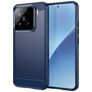 Mobigear Brushed Slim Xiaomi 15 Flexibilní TPU Zadní kryt - Tmavě modrá