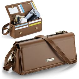 CaseMe ME30 Crossbody Mobiltaske - Large - Brun