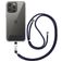 Mobigear Lanyard Uniwersalna regulowana smycz do telefonu - Granatowy