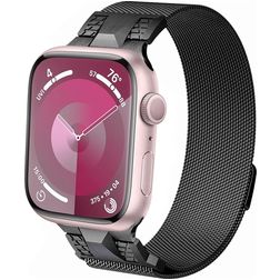 Mobigear Mecha Loop Correa Milanesa Cierre magnético para Apple Watch - 49/46/45/44 mm - Gris