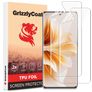 GrizzlyCoat OPPO Reno 12 Hidrogel TPU Película de ecrã - Compatível com capas (Pack de 2)